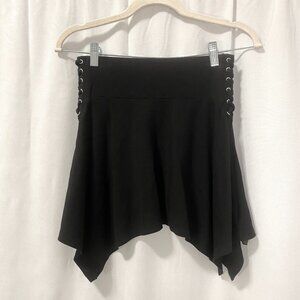 Killstar Asymmetrical Black Mini Skirt Size XS